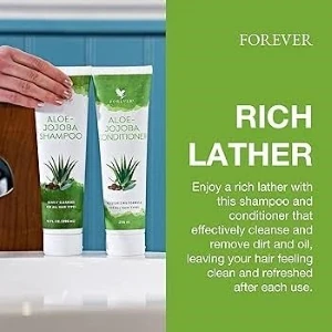 Aloe shampoo and conditioner